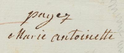 Lot #164 Marie Antoinette Signed Document Issued to the Treasurer General (1783) - Image 3