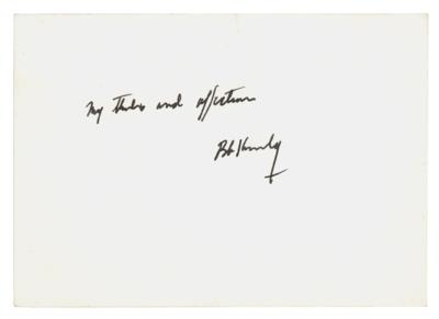 Lot #106 Robert F. Kennedy Autograph Letter Signed: "You have been wonderful to all of us — as you were wonderful to my brother" - Image 2