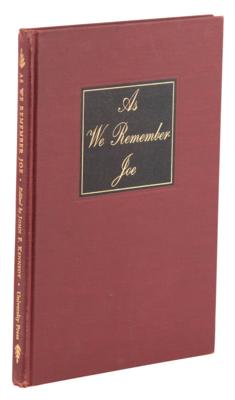 Lot #93 John F. Kennedy - As We Remember Joe Book