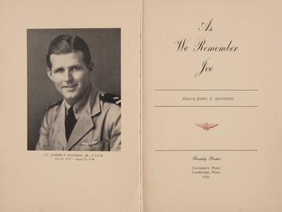 Lot #93 John F. Kennedy - As We Remember Joe Book - Privately Printed in an Edition of 250 - Image 2