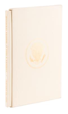 Lot #94 'Inaugural Address of John F. Kennedy' Specially Bound Book From the Estate of Jacqueline Kennedy - Image 3