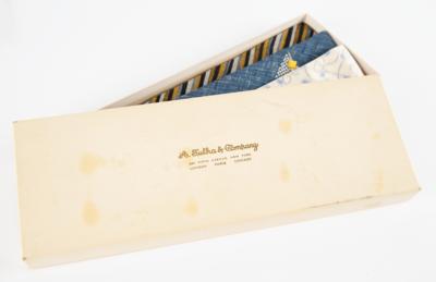 Lot #101 John F. Kennedy (3) Senate-era Neckties - Presented to His Press Secretary with a JFK U.S. Senate Card - Image 2