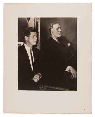 Lot #103 John F. Kennedy Original Unpublished Photographic Print - Presented to His Press Secretary - Image 1
