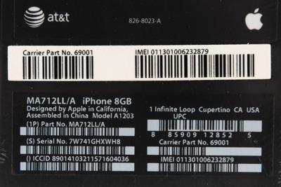 Lot #175 Apple iPhone (First Generation, Sealed 8GB) - Image 3