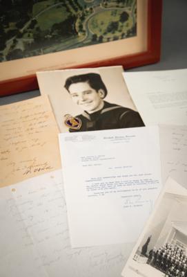 Lot #108 John F. Kennedy (4) Signed Letters to the Mother of Harold Marney, a Lost Crew Member of PT-109 - with a Purple Heart medal, photographs, and archival family documents - Image 1