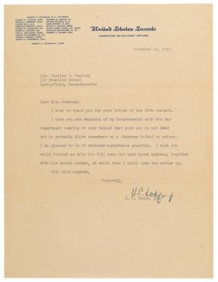 Lot #108 John F. Kennedy (4) Signed Letters to the Mother of Harold Marney, a Lost Crew Member of PT-109 - with a Purple Heart medal, photographs, and archival family documents - Image 12