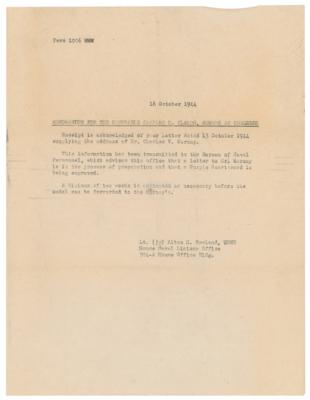 Lot #108 John F. Kennedy (4) Signed Letters to the Mother of Harold Marney, a Lost Crew Member of PT-109 - with a Purple Heart medal, photographs, and archival family documents - Image 27