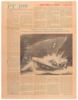 Lot #108 John F. Kennedy (4) Signed Letters to the Mother of Harold Marney, a Lost Crew Member of PT-109 - with a Purple Heart medal, photographs, and archival family documents - Image 39