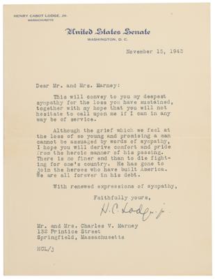 Lot #108 John F. Kennedy (4) Signed Letters to the Mother of Harold Marney, a Lost Crew Member of PT-109 - with a Purple Heart medal, photographs, and archival family documents - Image 10