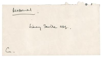 Lot #242 King Charles III Typed Letter Signed to Jimmy Savile - Image 2