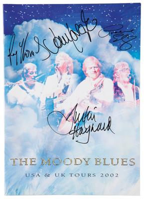 Lot #542 Moody Blues Signed Tour Book