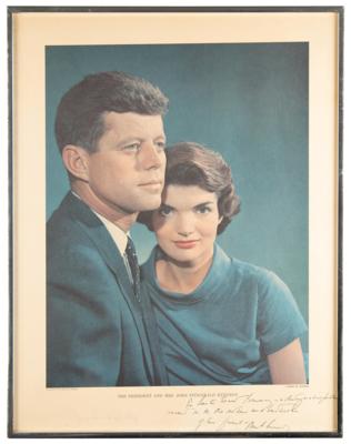 Lot #71 John and Jacqueline Kennedy Oversized Signed Photograph by Yousuf Karsh - Image 2