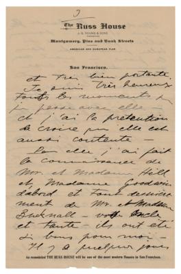 Lot #506 Pablo Casals Autograph Letter Signed (8 pages) - Image 5