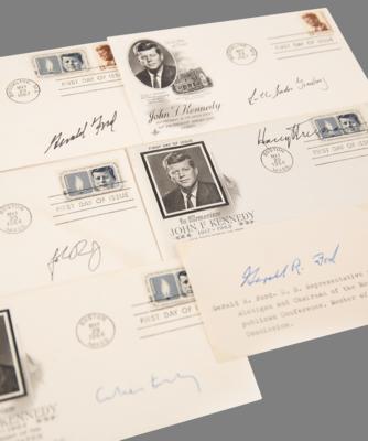 Lot #128 John F. Kennedy: Signature Collection of (100+) Notable Associates, with Family Members, Presidents, and Supreme Court Justices - Image 1