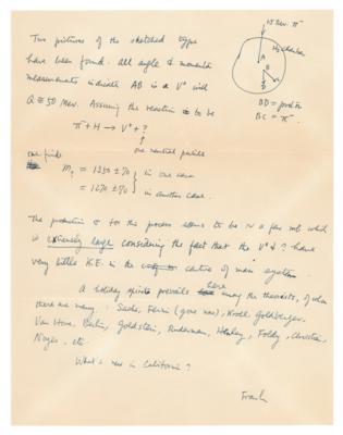 Lot #190 Yang Chen-Ning Autograph Letter Signed on Physics - Image 3