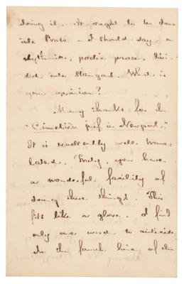 Lot #441 Henry Wadsworth Longfellow Autograph Letter Signed on Translation of His Poetry - Image 3