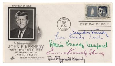 Lot #138 Jacqueline Kennedy and Kennedy Women (5) Multi-Signed FDC - Image 1