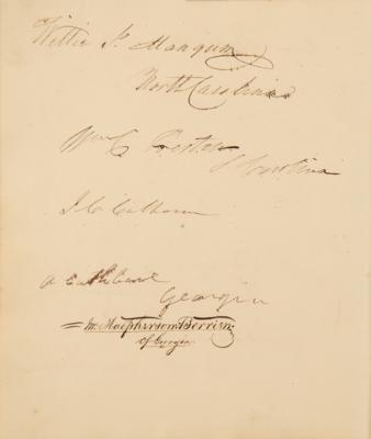 Lot #29 James Buchanan and the 27th United States Congress Autograph Album with (130+) Signatures - Image 3
