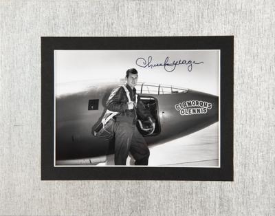 Lot #317 Chuck Yeager Signed Photograph - Image 2