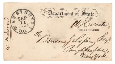 Lot #266 William Seward Autograph Letter Signed to Historian Benson Lossing on Civil War - Image 2