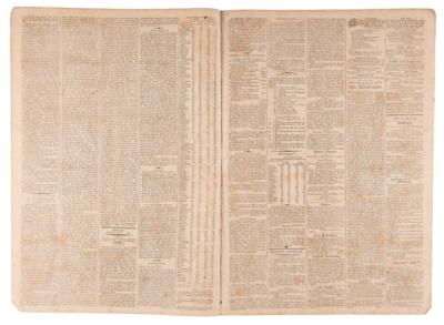 Lot #46 James Madison Inauguration Newspaper: Boston Patriot (April 7, 1809) - Image 2