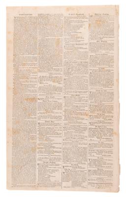 Lot #47 James Madison Inauguration Newspaper: Salem Gazette (March 12, 1813) - Image 3
