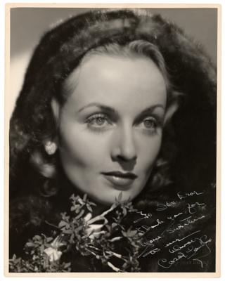 Lot #610 Carole Lombard Signed Oversized Photograph - Image 1