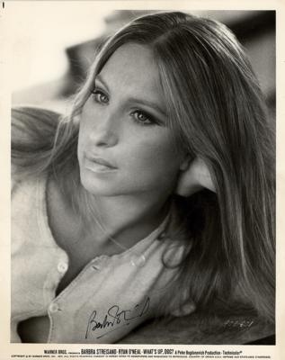 Lot #633 Barbra Streisand Signed Photograph from