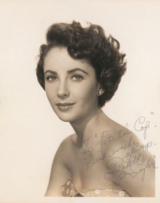 Lot #635 Elizabeth Taylor Early Signed Photograph