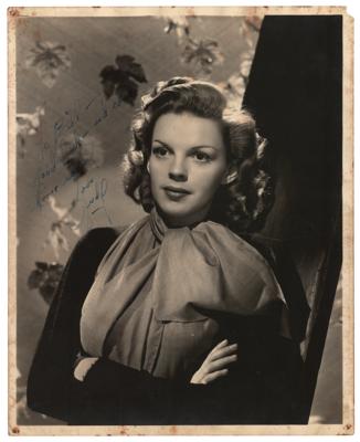 Lot #561 Judy Garland Signed Photograph