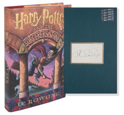 Lot #472 J. K. Rowling Signed Harry Potter and the Sorcerer's Stone - First American Edition - Image 1