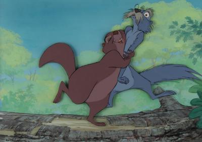 Lot #430 Merlin and squirrel key master background set-up from The Sword and the Stone - Image 1