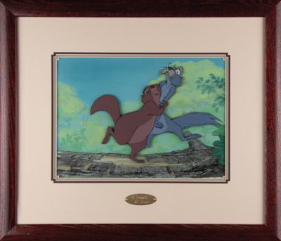 Lot #430 Merlin and squirrel key master background set-up from The Sword and the Stone - Image 2