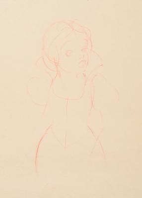 Lot #429 Snow White rough production drawing from Snow White and the Seven Dwarfs