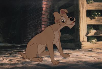 Lot #423 Tramp production cel from Lady and the Tramp (Walt Disney Studios, 1955) - Image 1