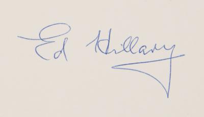 Lot #234 Edmund Hillary Signed Collector's Edition Book - High Adventure - Image 2