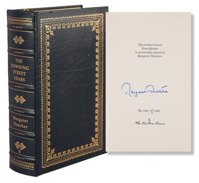 Lot #267 Margaret Thatcher Signed Limited Edition Book - The Downing Street Years - Image 1