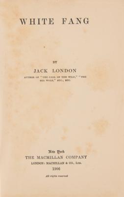 Lot #459 Jack London: White Fang (First Edition) - Image 3