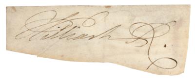 Lot #251 King William IV Signature