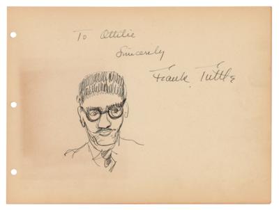 Lot #640 Frank Tuttle Original Sketch - Image 1