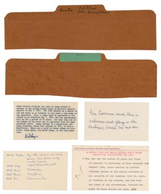 Lot #127 John F. Kennedy: Collection of Quotes Gathered by Evelyn Lincoln for JFK's Reference - Image 4