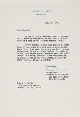 Lot #97 John F. Kennedy's May 1963 White House Press Pass - Image 3