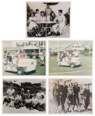 Lot #134 John F. Kennedy (5) Family Photographs