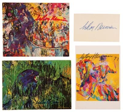 Lot #414 LeRoy Neiman (4) Signed Items - Image 1