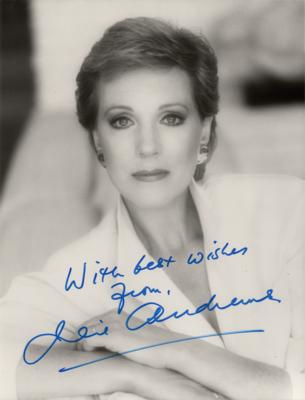Lot #575 Julie Andrews Signed Photograph