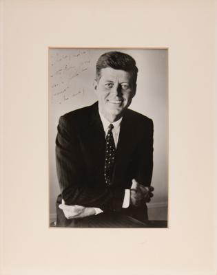 Lot #82 John F. Kennedy Signed Photograph - Pictured as a Massachusetts Senator by Jacques Lowe - Image 3