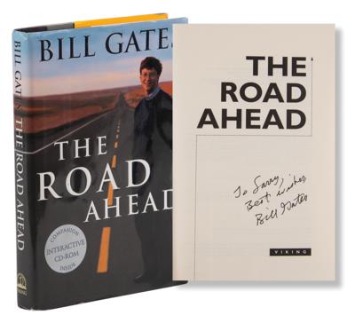 Lot #228 Bill Gates Signed Book - The Road Ahead