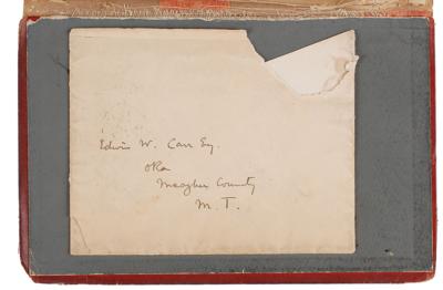 Lot #447 Robert Louis Stevenson Autograph Letter Signed on the Death of His Father – "Such communications give courage" - Image 2