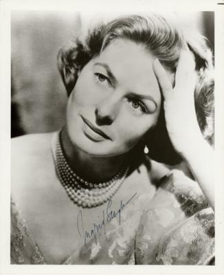 Lot #582 Ingrid Bergman Signed Photograph - Image 1