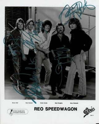 Lot #545 REO Speedwagon Signed Photograph - Image 1
